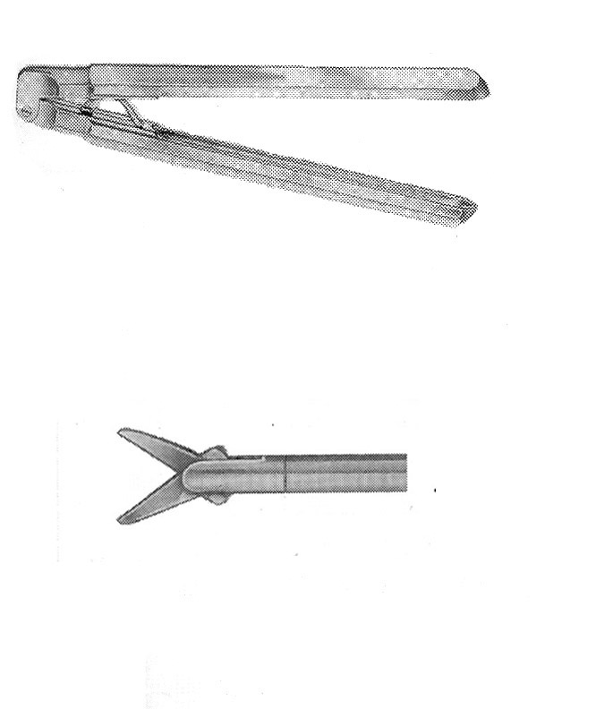 İZOLESİZ MAKAS I MODEL SAPLI ÇAP : 5MM L:36CM